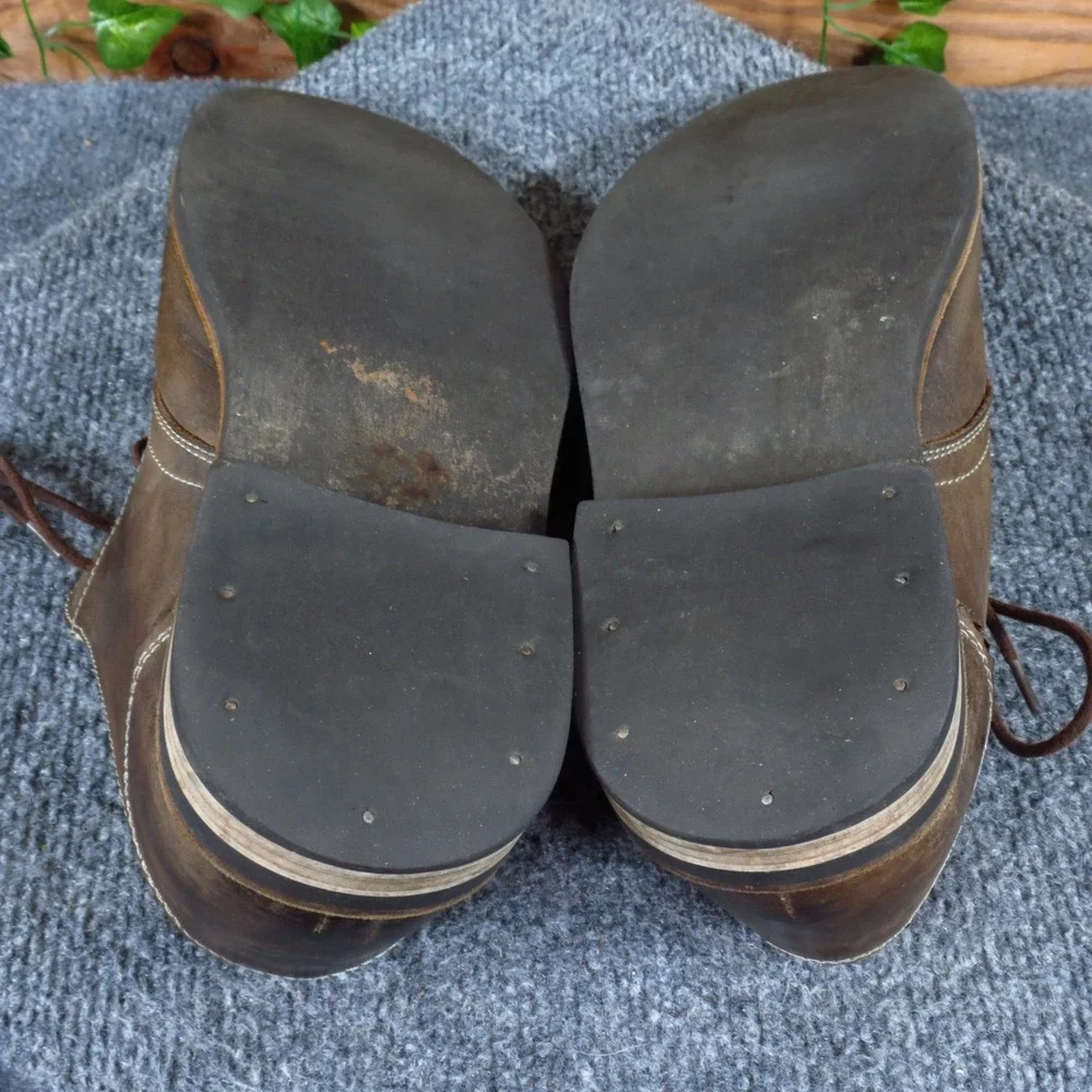 Original Penguin Willie Mens Oxford Shoes Size 8 Dress Work Brown Leather